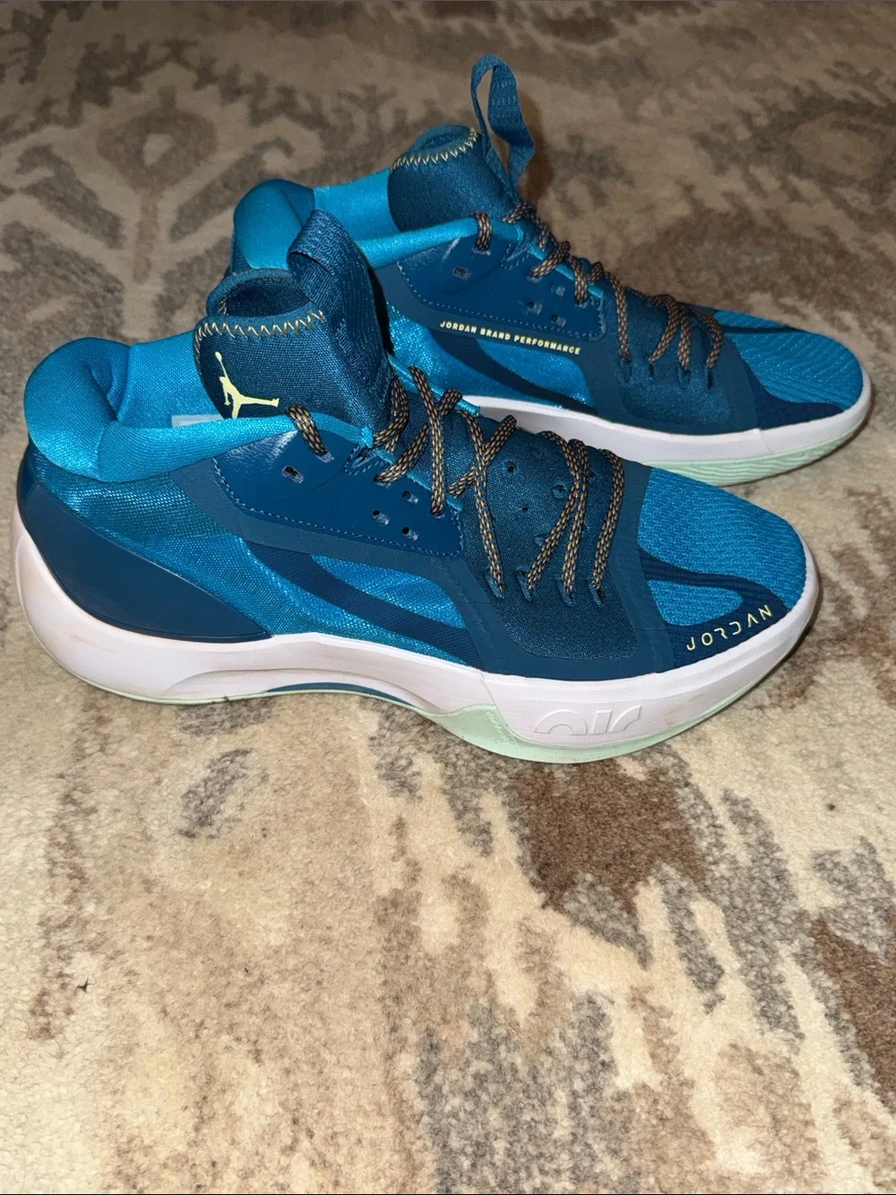 Air Jordan Zoom Separate Teal Athletic Shoes 9